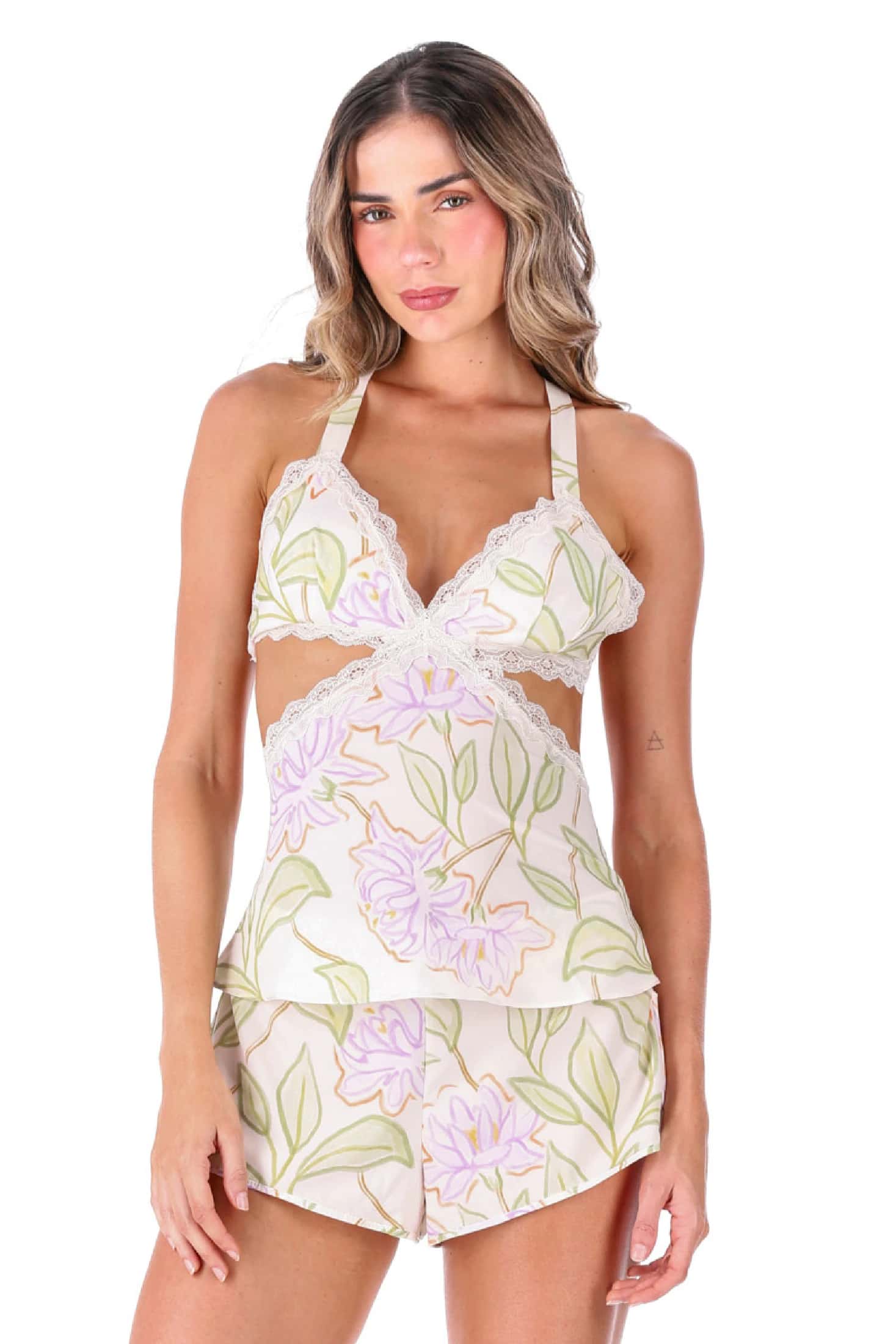 PIJAMA SHORT ELLIPSE ESTAMPADO