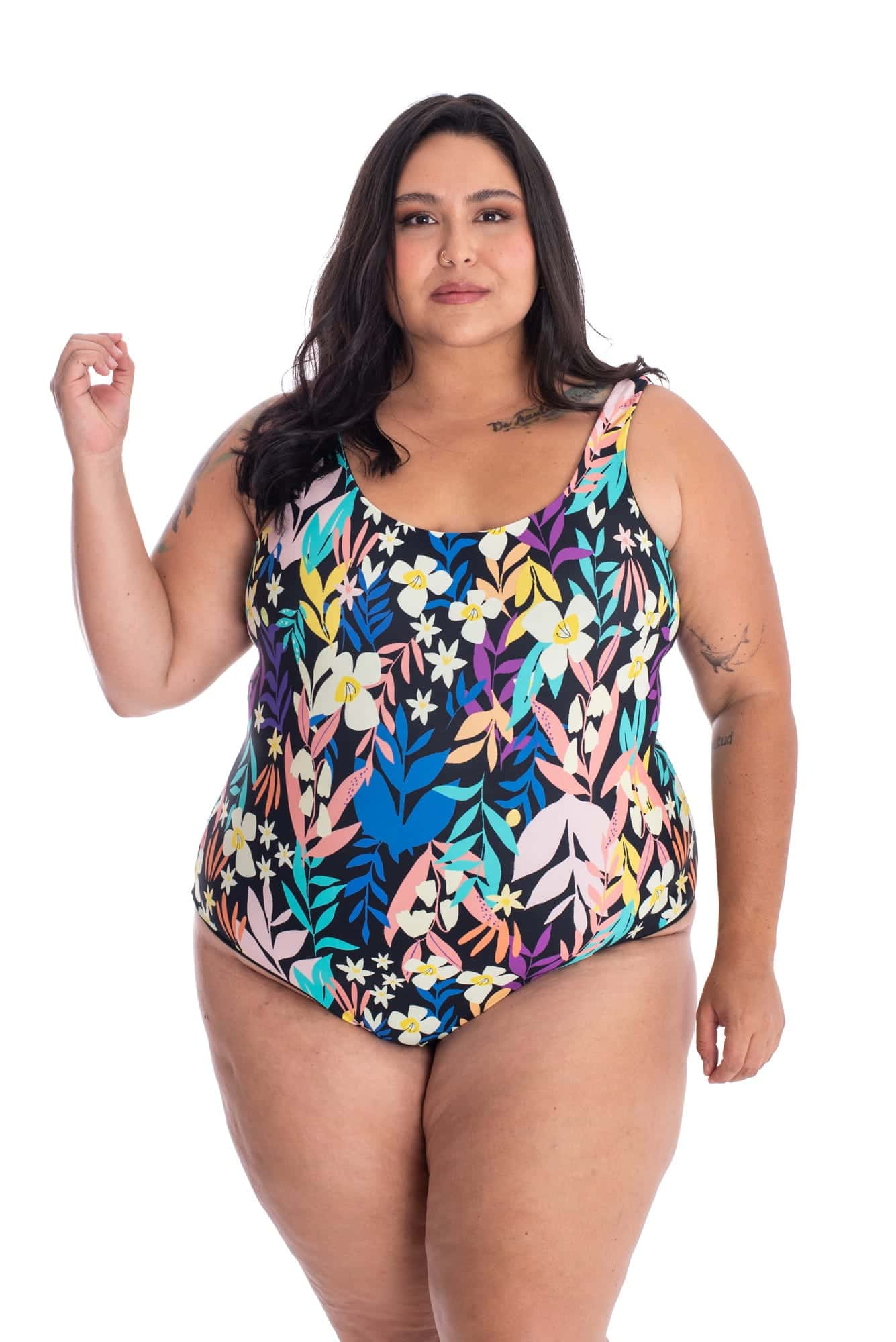 Vestido De Baño Entero Estampado