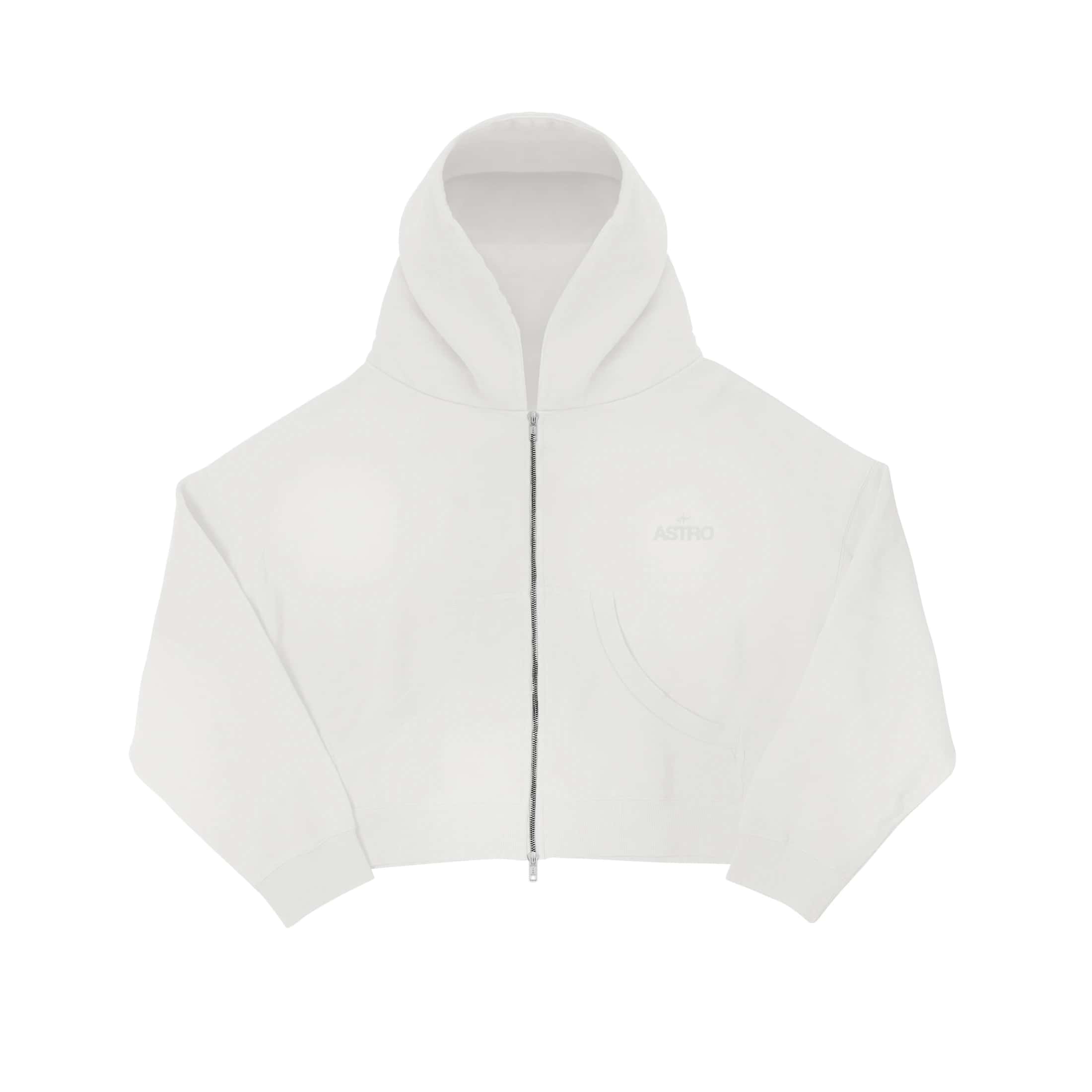 Double Zip Ivory V1 Boxy Fit