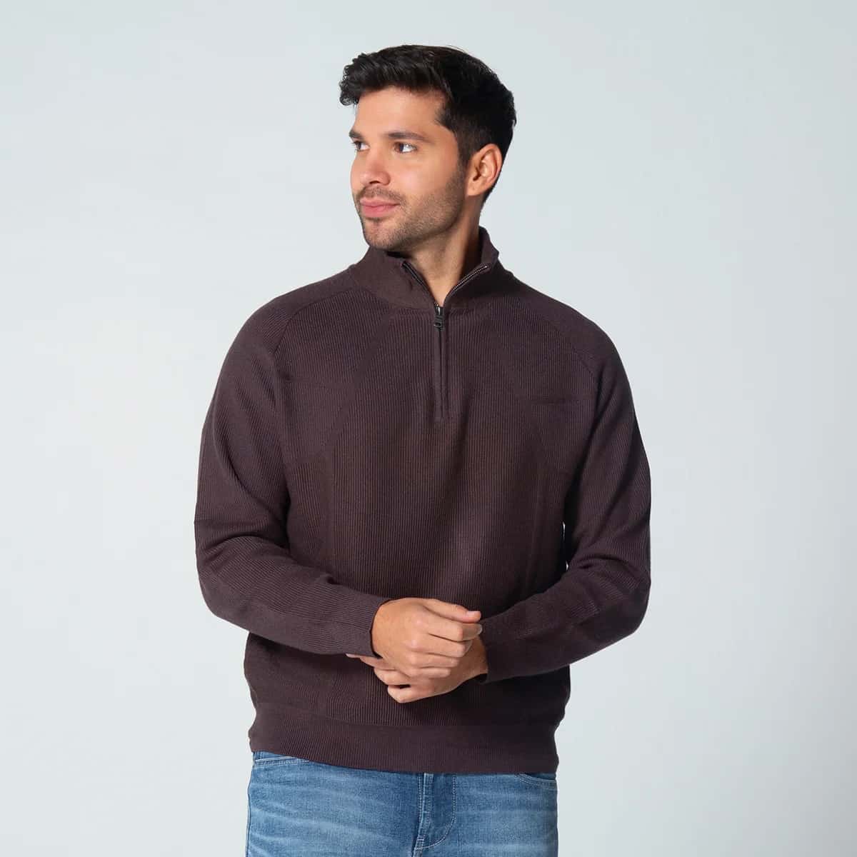 Buzo Cuello Alto Regular Lemon