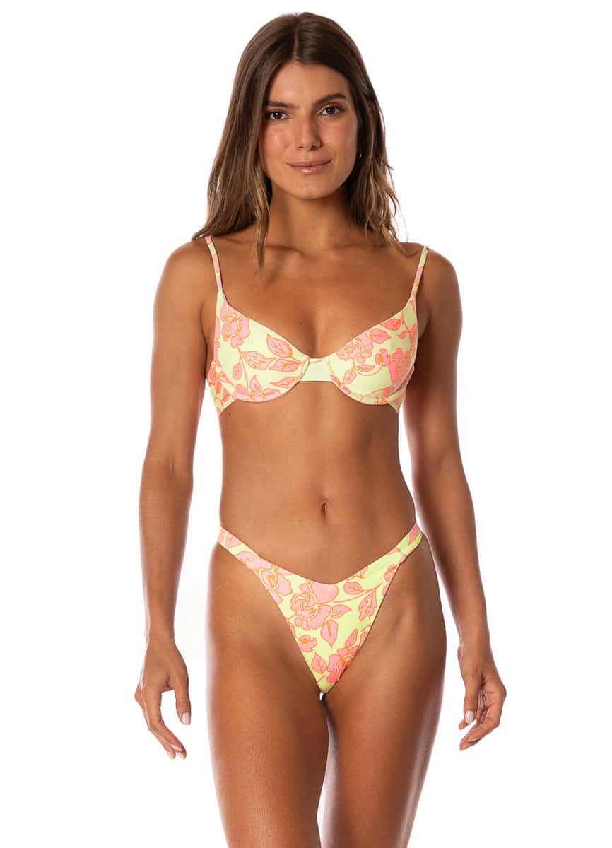 Maaji Blooming Glow Dainty Unmolded Underwire Bikini Top