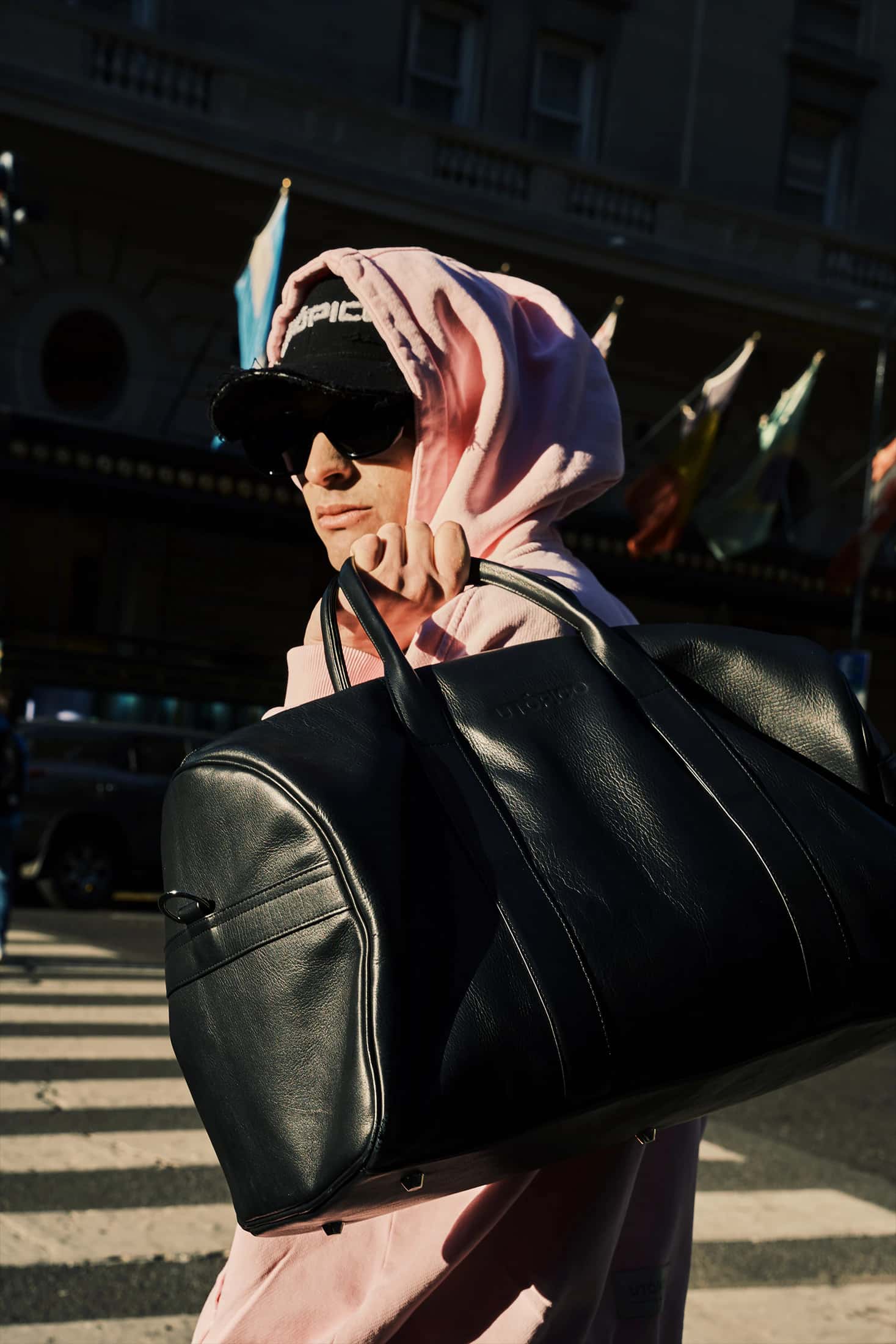 Duffelbag - Black Leather - miniatura 2