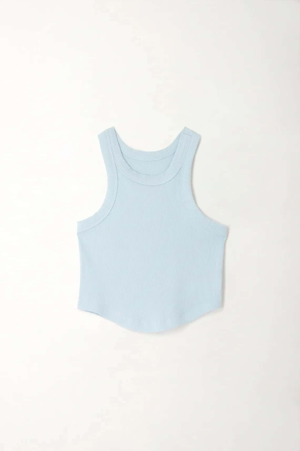Camiseta tipo esqueleto azul para niña