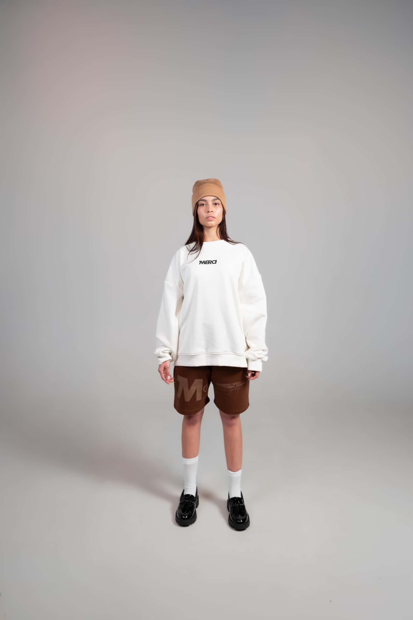 Hoodie Blanco Oversize - miniatura 6
