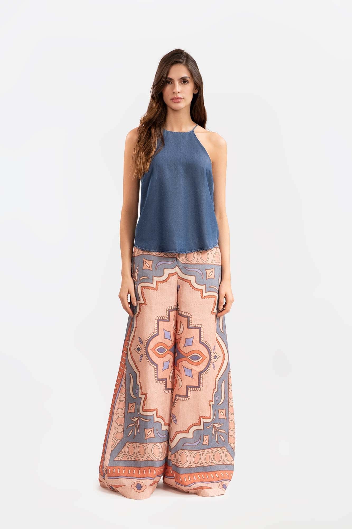 Pantalón Jazmín Rosado Azul