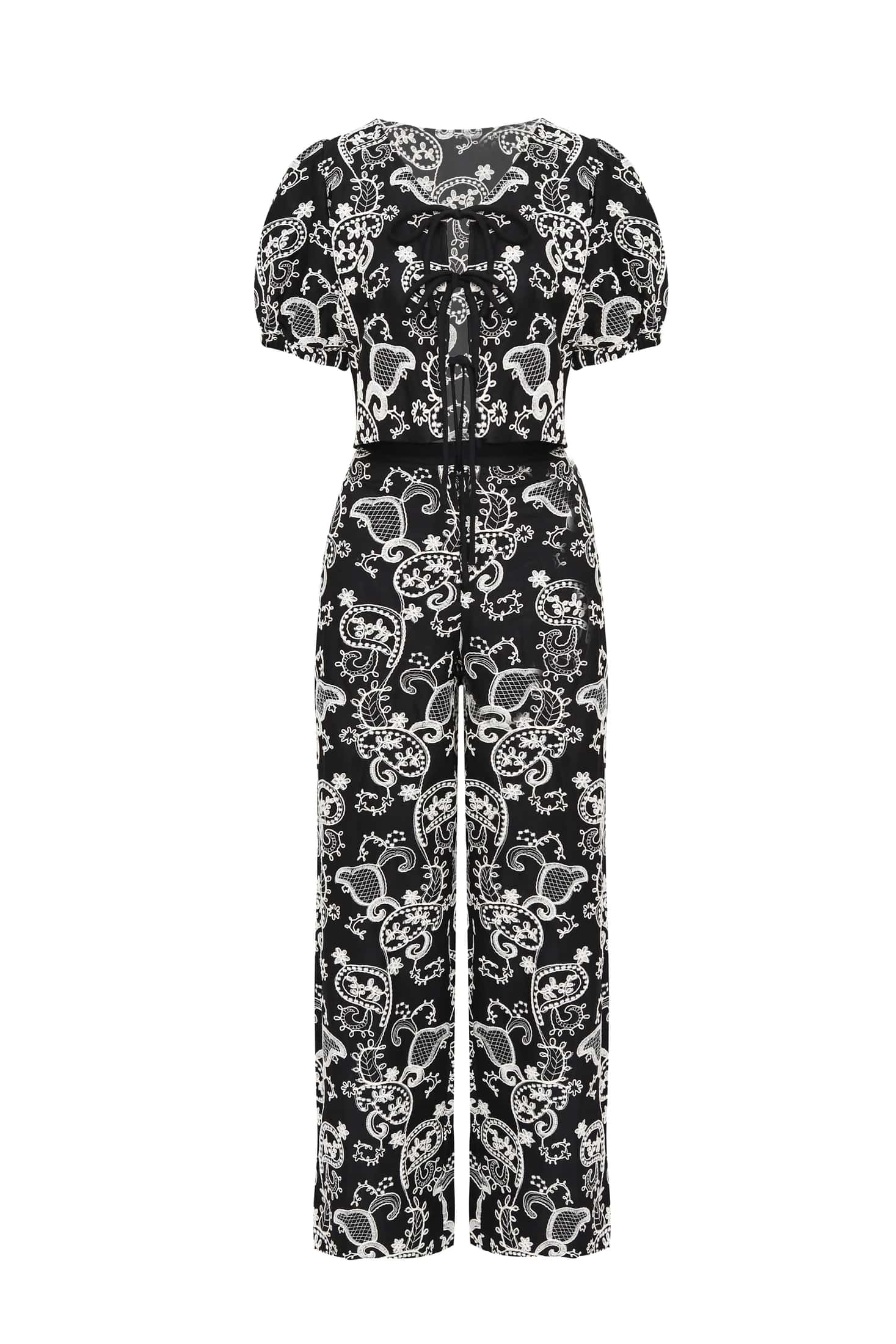 Conjunto Noir Paisley Atelier
