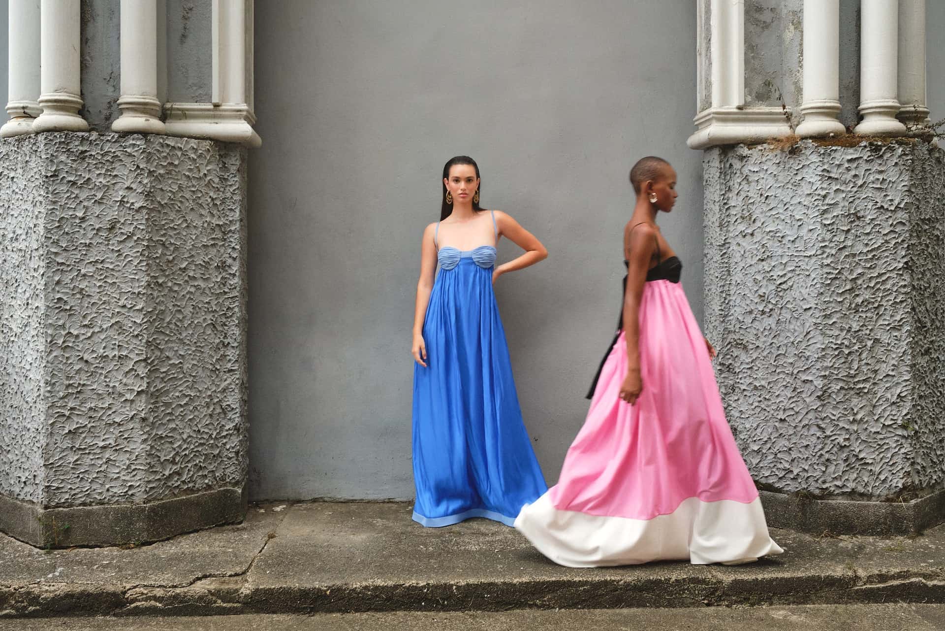 Brisa Bloques Maxi Dress - miniatura 3
