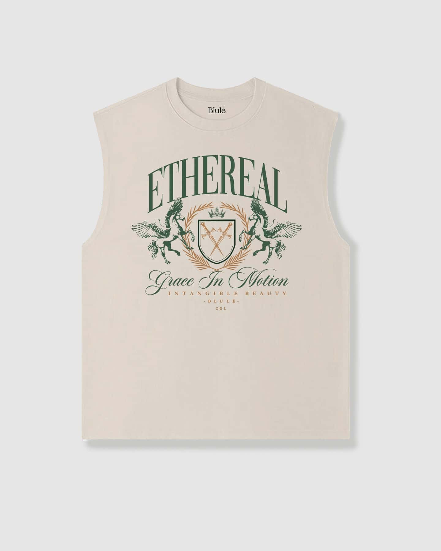 Oversized Sleeveless Ethereal Vanilla