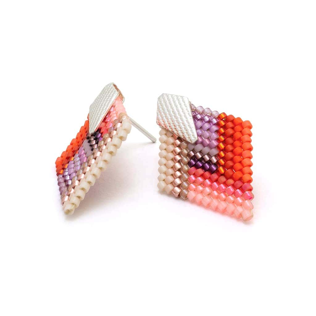 ARETES ROMBO ART DECO