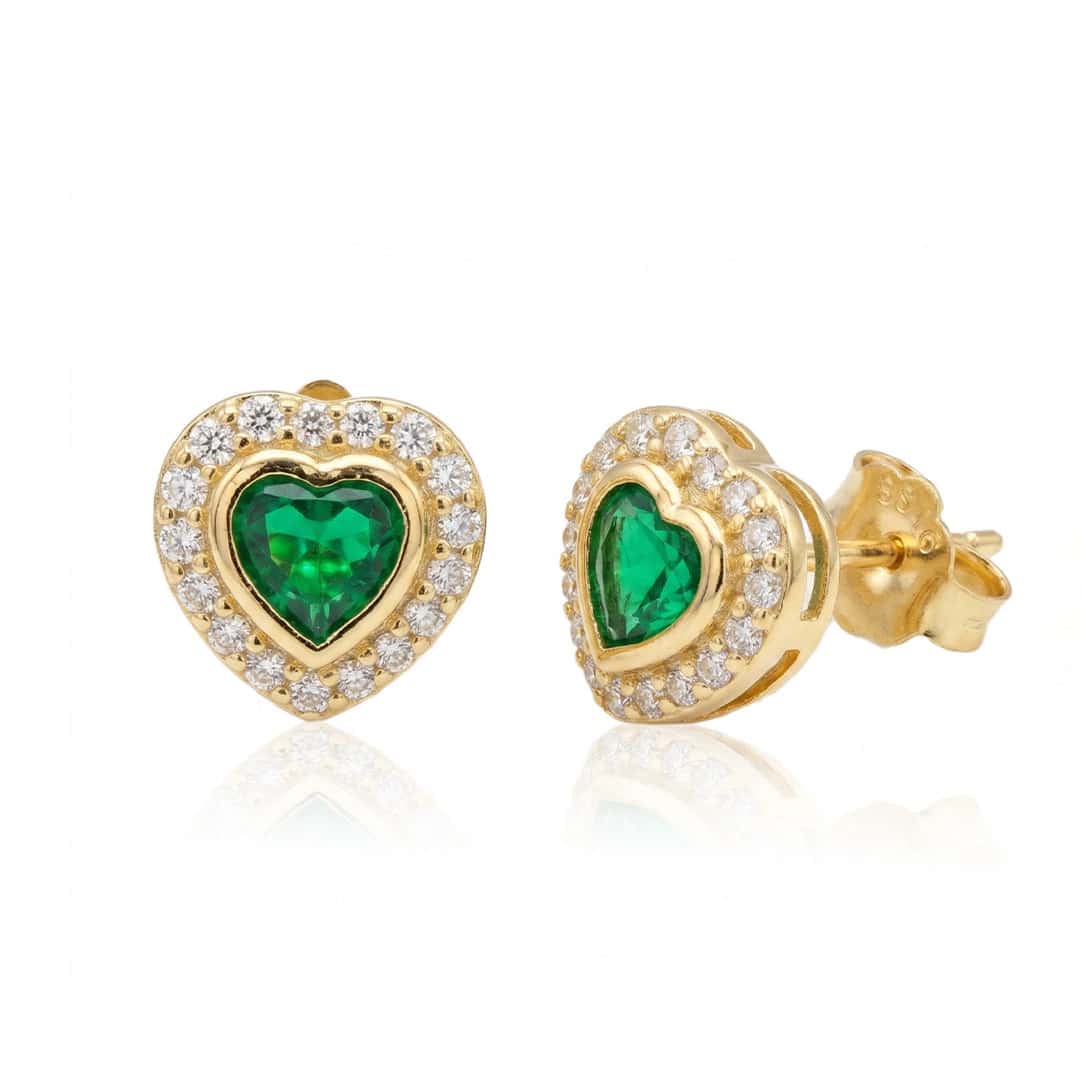 Aretes Aurora Esmeralda