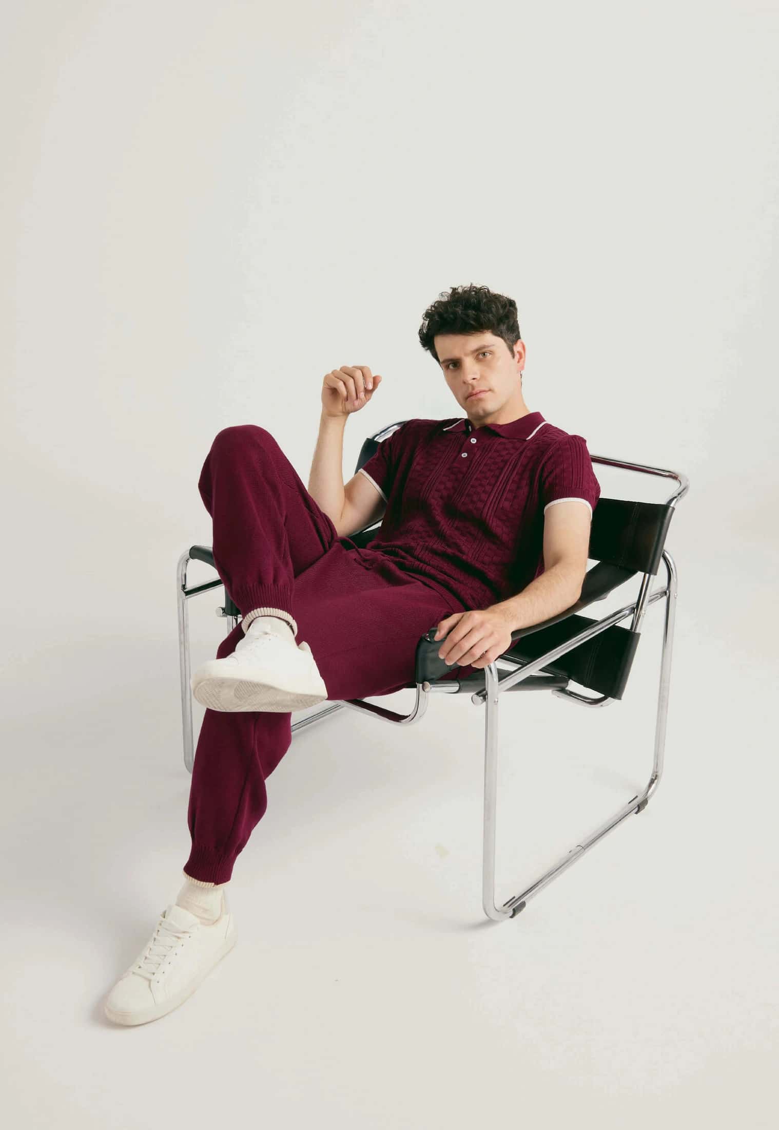 Set Camiseta Polo 3 Botones / Jogger Andrew - miniatura 2