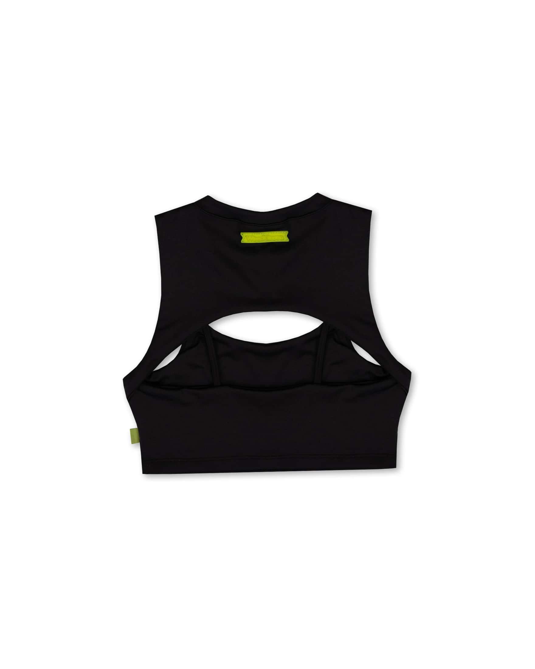 CUT CROP TOP 3.0 WEEDGREEN NEGRO - miniatura 2