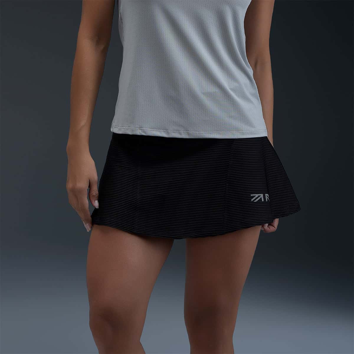 Falda Deportiva Negra Mujer