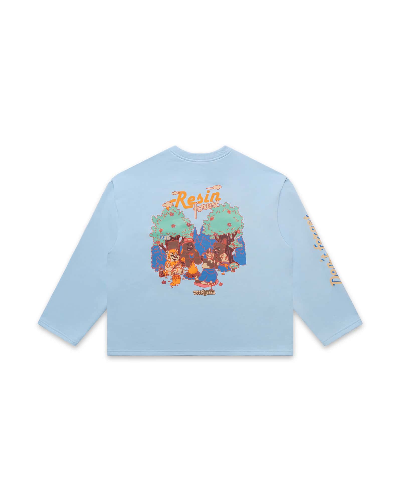 Resin Forest Delicated Blue Sweatshirt - miniatura 1