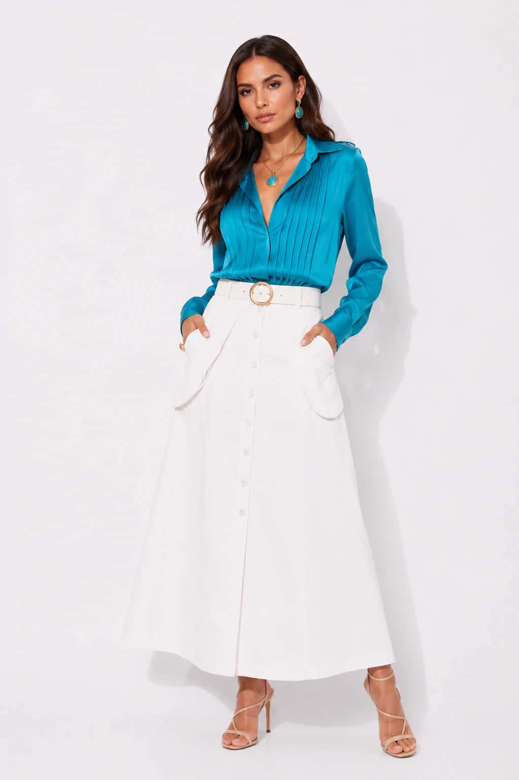 Blusa Barbora Azul - miniatura 2