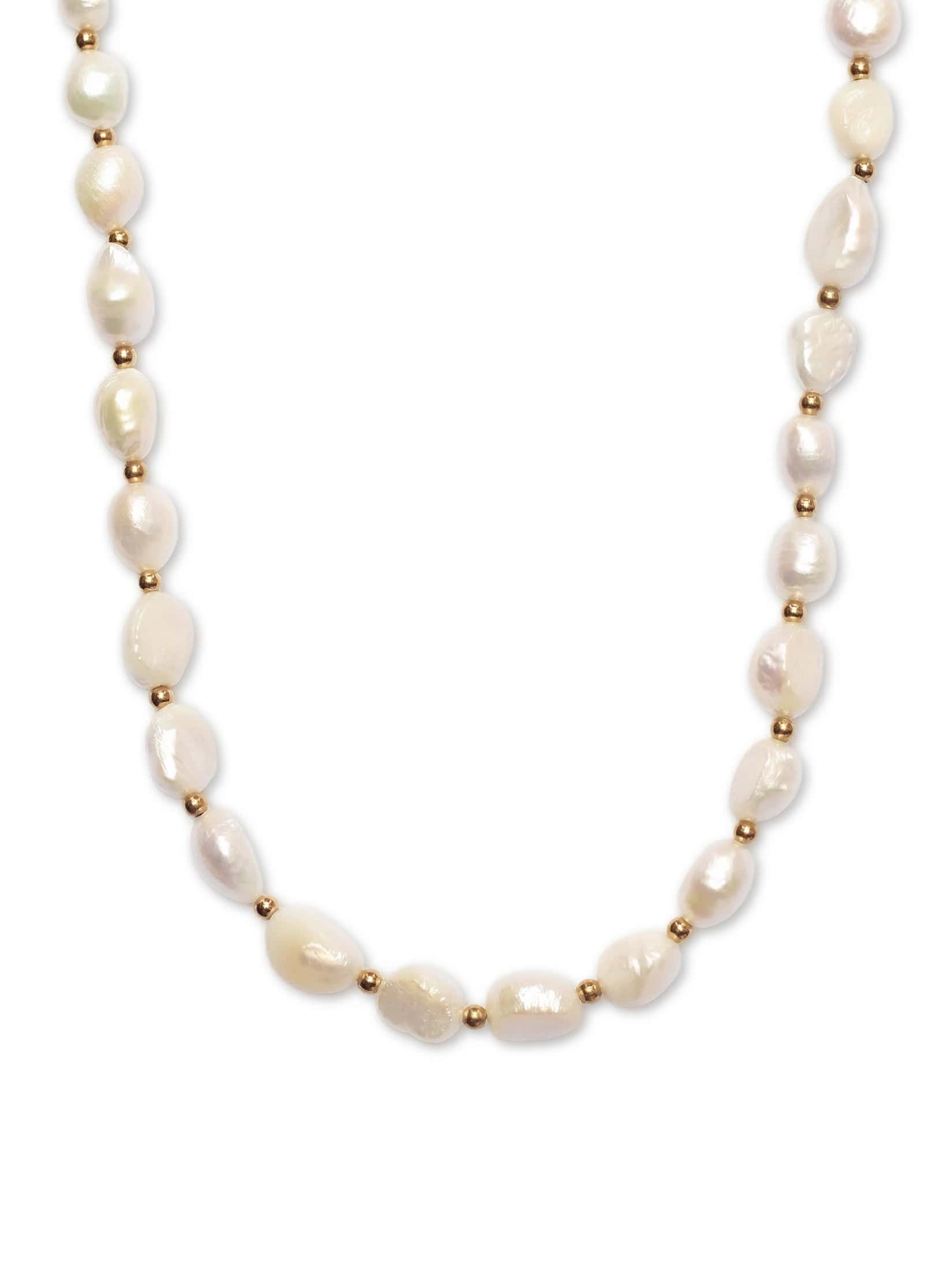 Collar Perla de Rio Dorado 7mm
