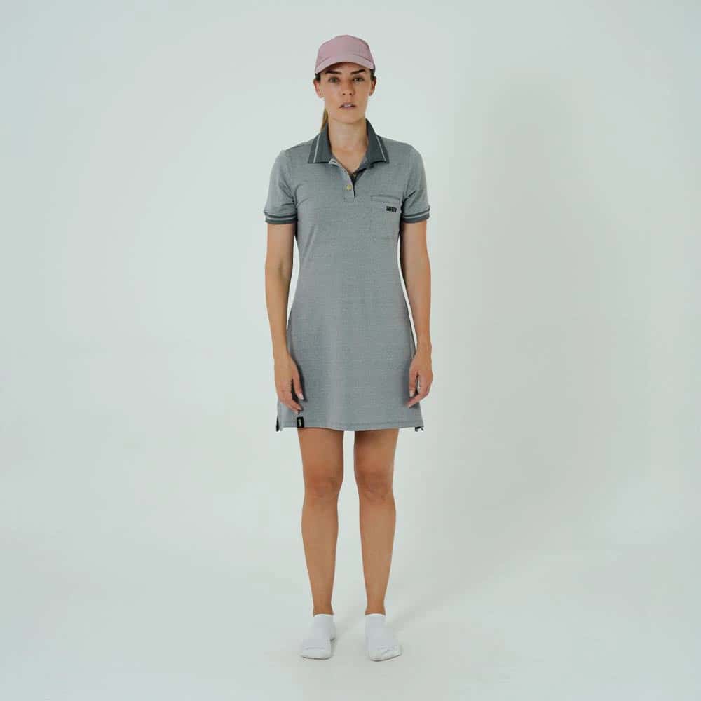 VESTIDO RUNNING/PÁDEL SERENE GRIS PARA MUJER - miniatura 1