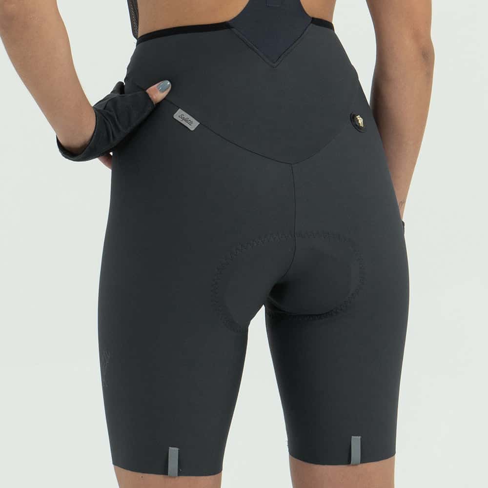 PANTALONETA CICLISMO TOSCANA 2.0 + GRIGIO PARA MUJER - miniatura 4