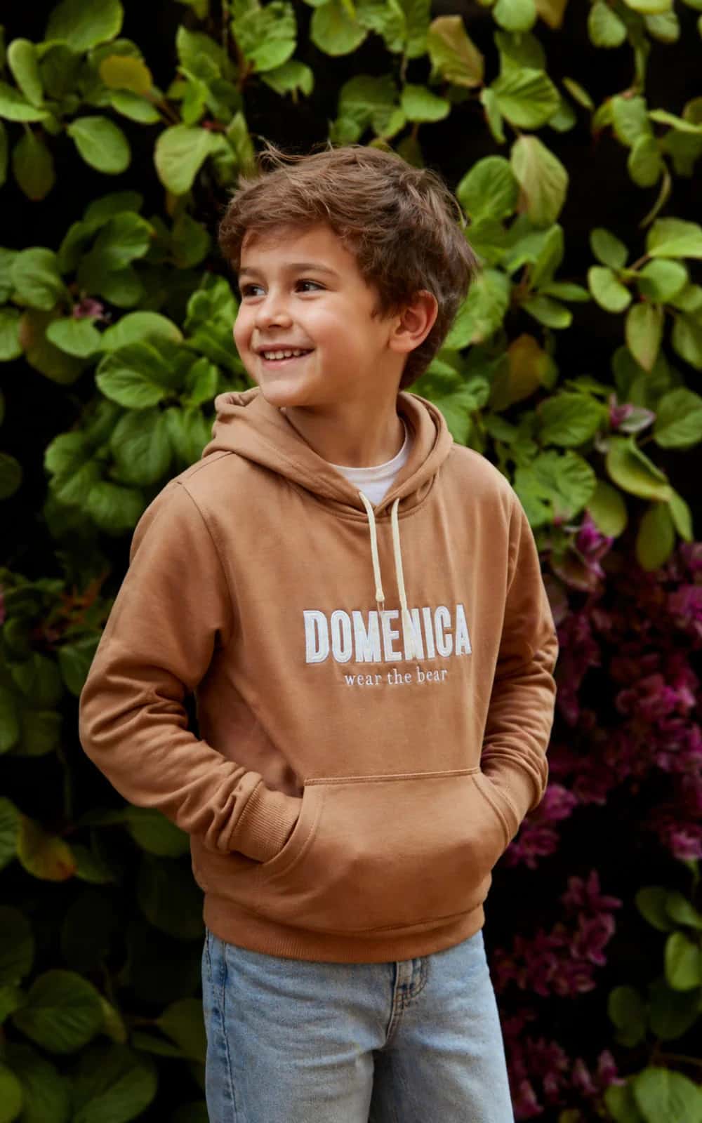 HOODIE DOMENICA ALMENDRA - NIÑOS