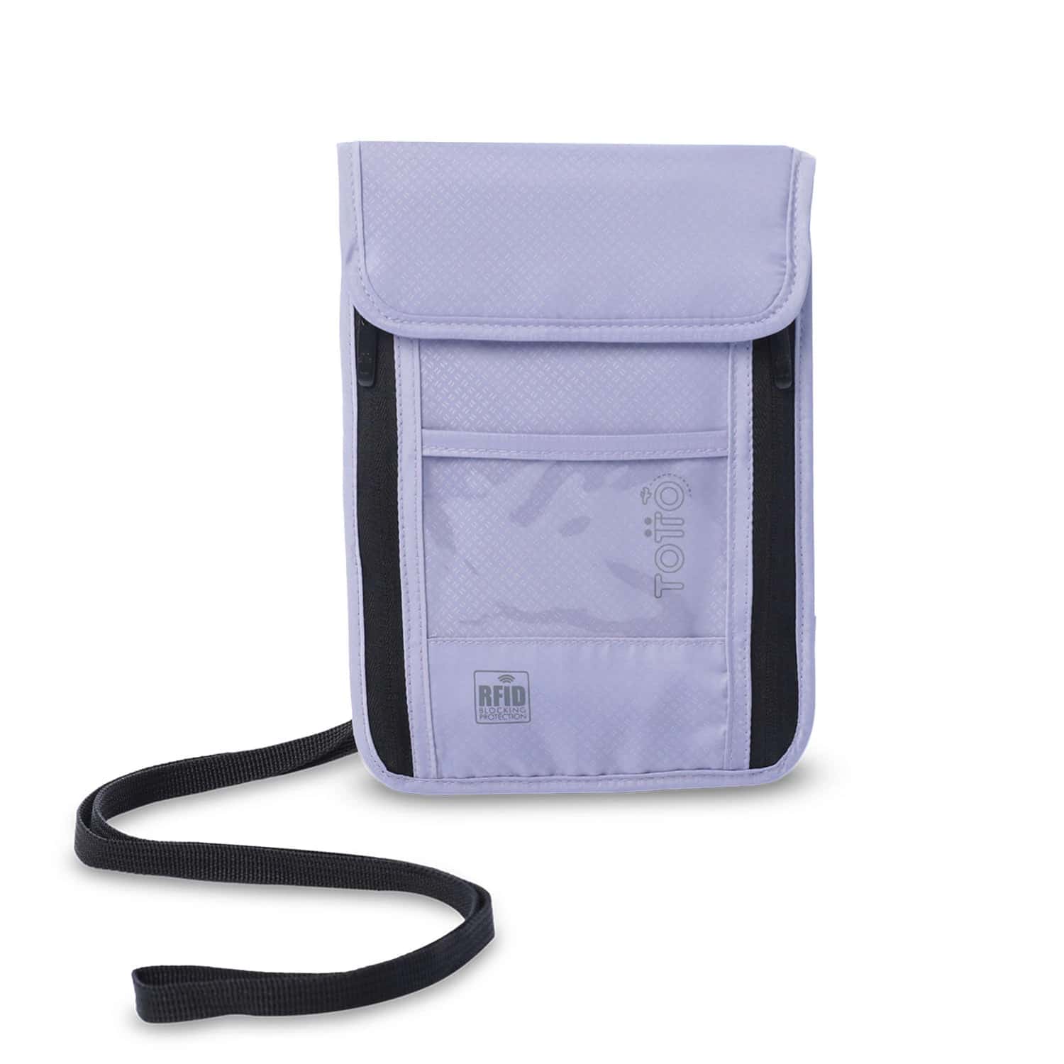 Porta Pasaporte Seguridad Hang color Morado