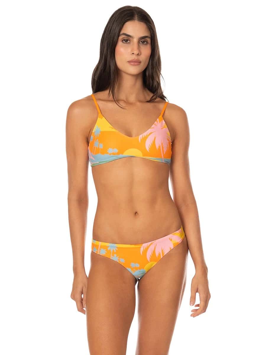 Maaji Sunlit Palms Liberties Classic Bralette Bikini Top