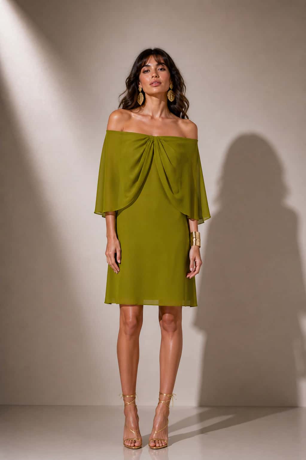 Vestido Lorena Verde - miniatura 1