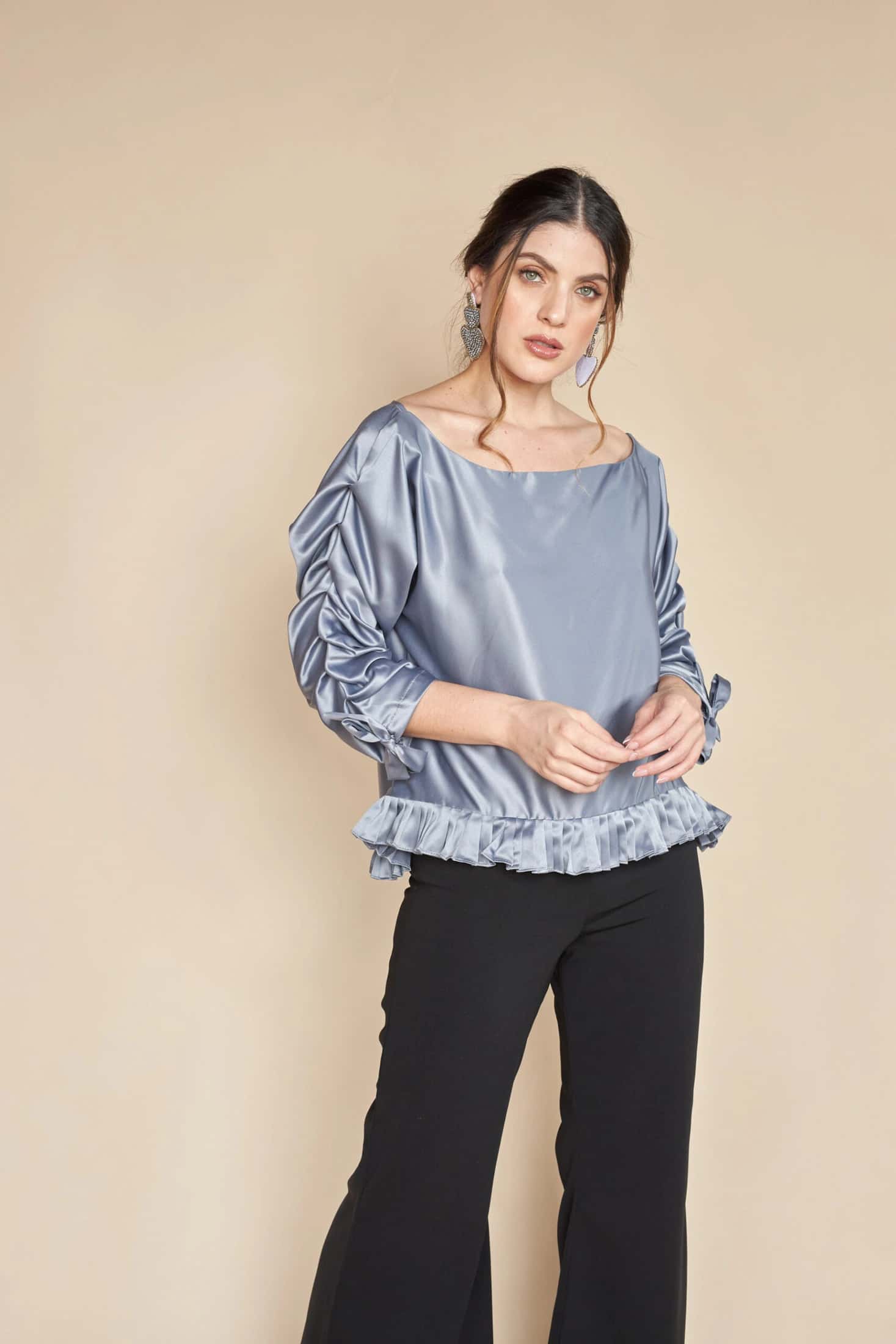 Blusa Kan Gris - miniatura 5