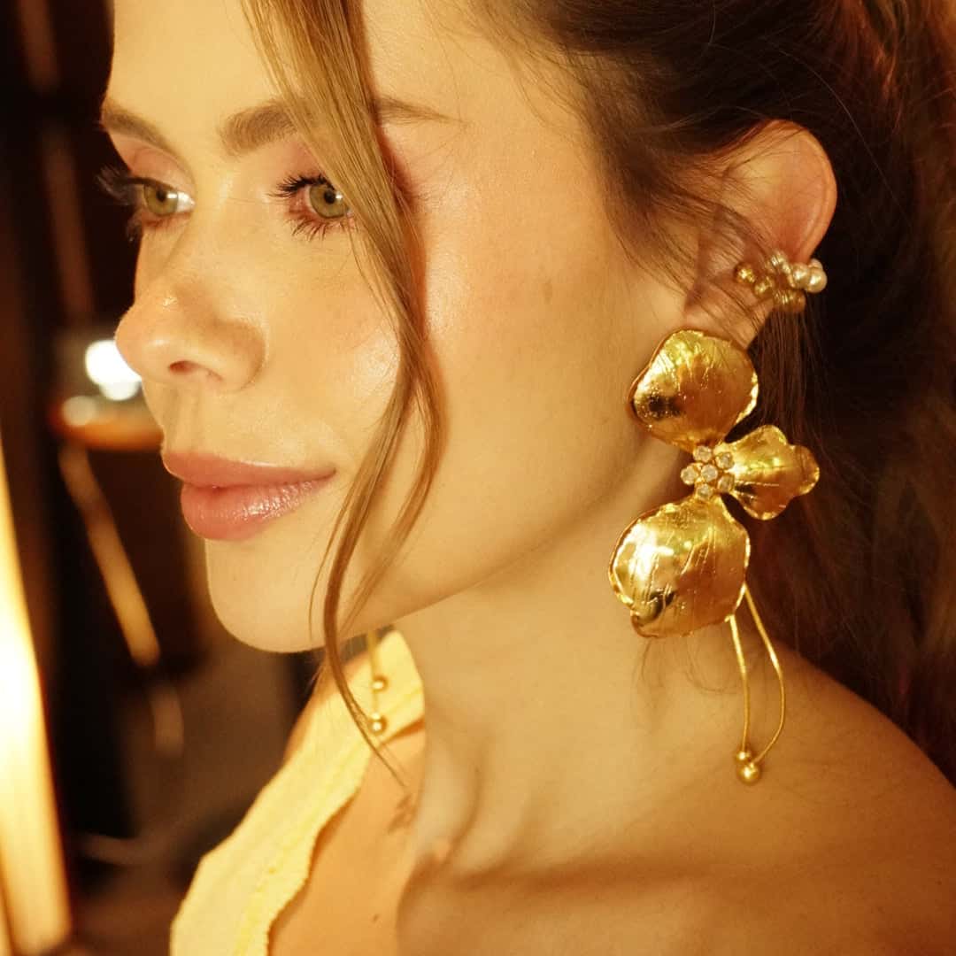 Aretes Laelia Oro - miniatura 3
