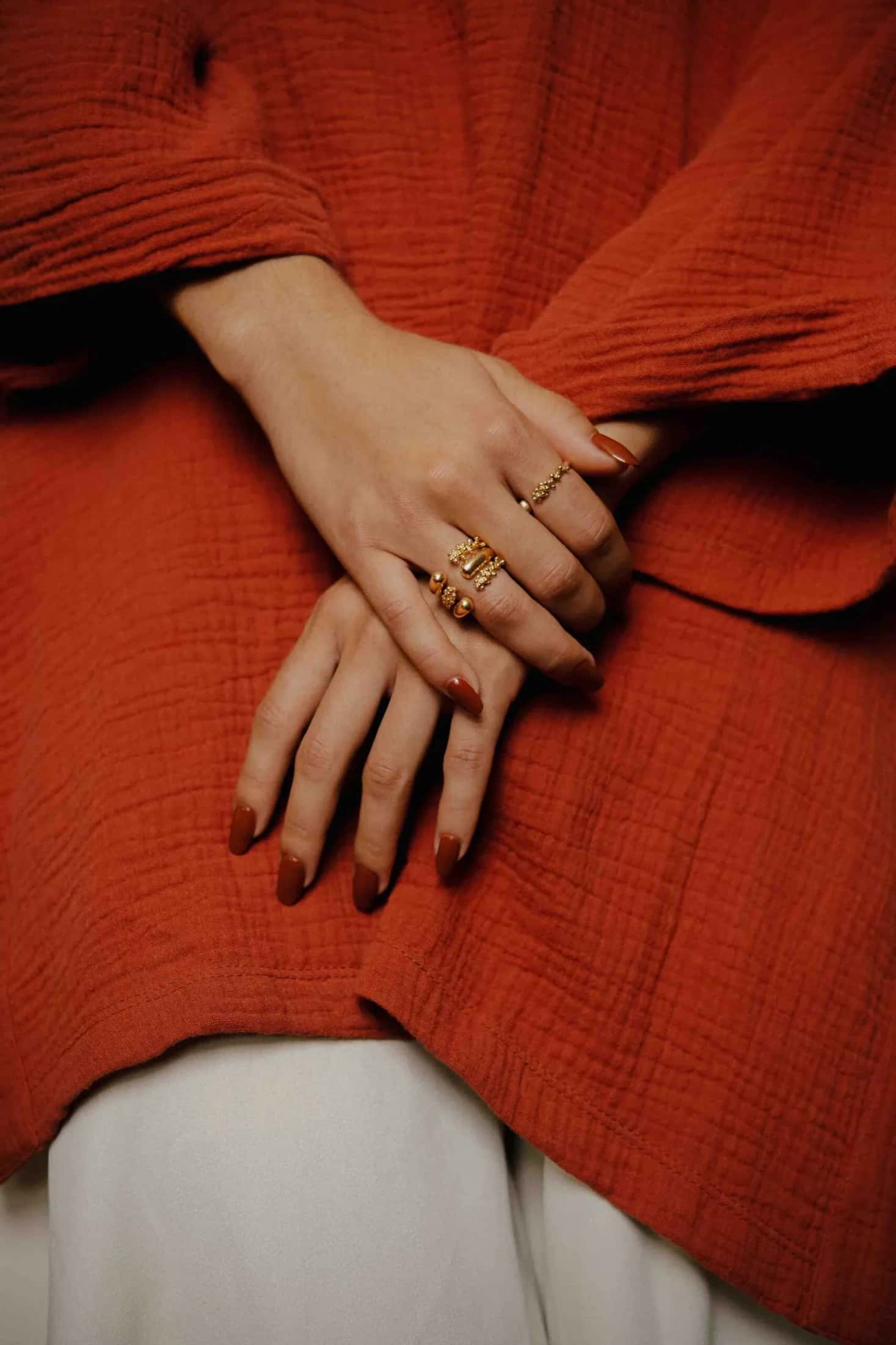 Triple Totona Ring Gold