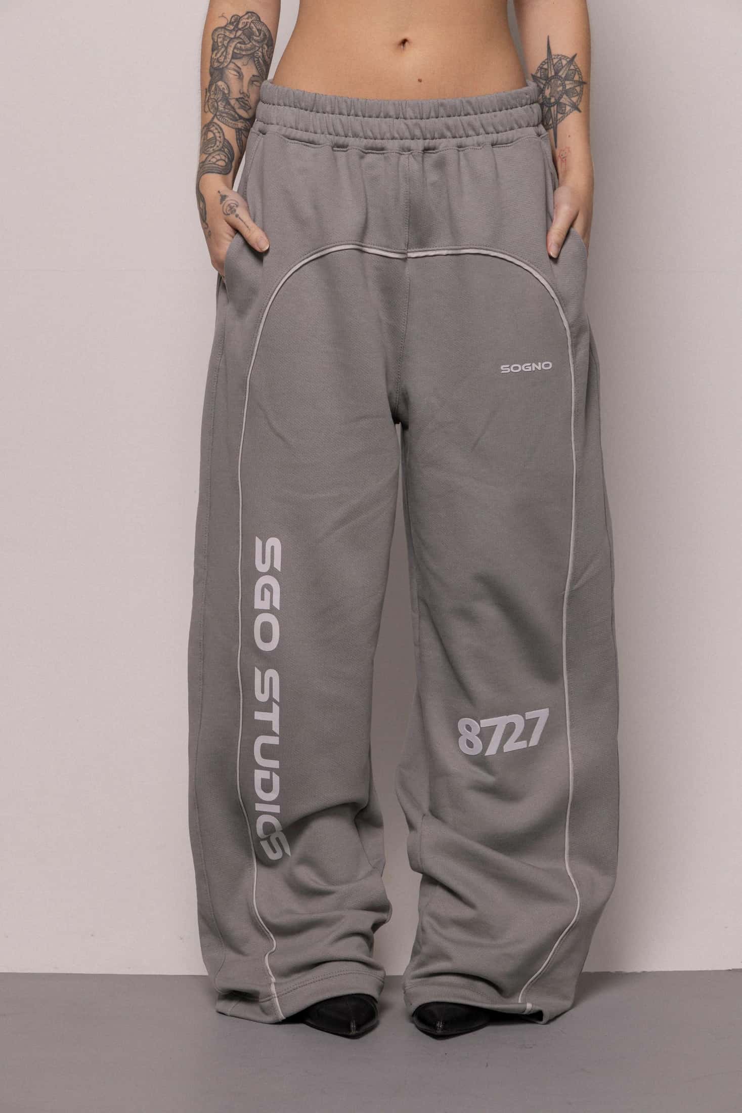 Sudadera 8727 Sgo Dama-Gris