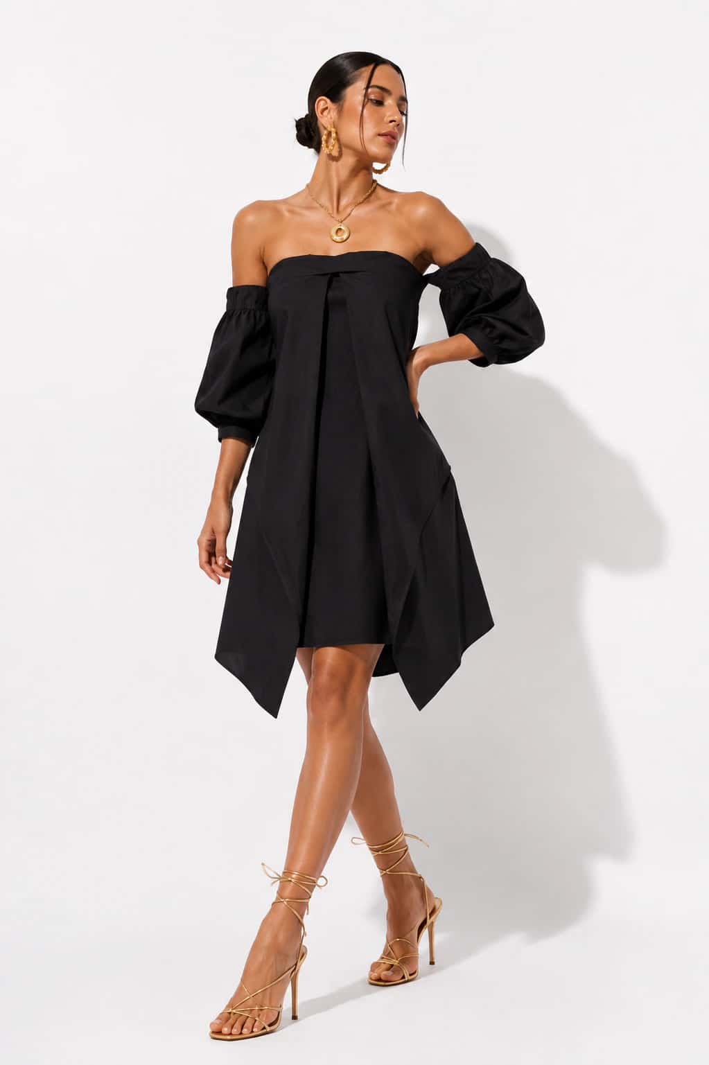 Vestido Adele Negro - miniatura 1