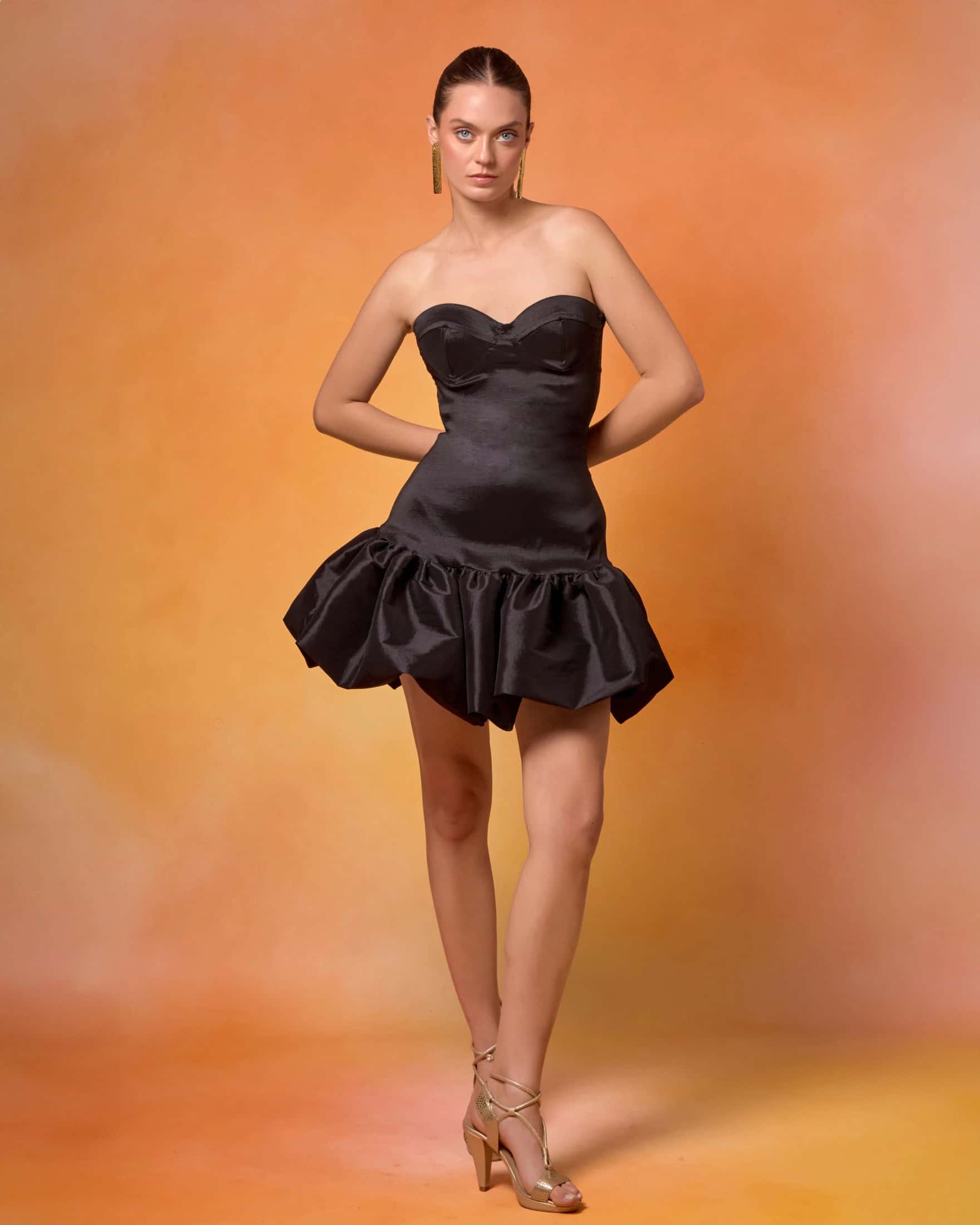 Vestido Estrella De Mar Negro