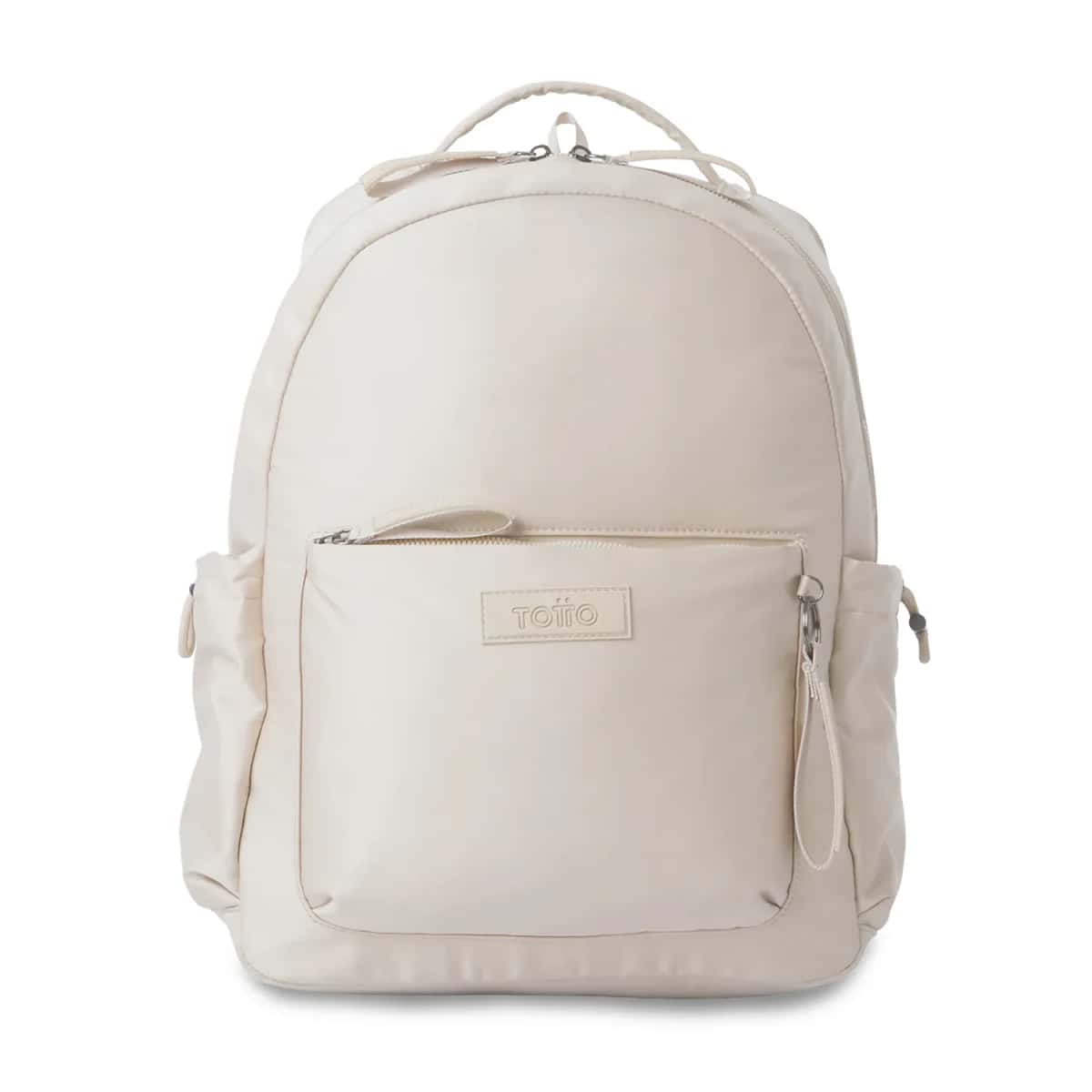 Morral Universitario Estambul Porta PC 14" Beige Mujer