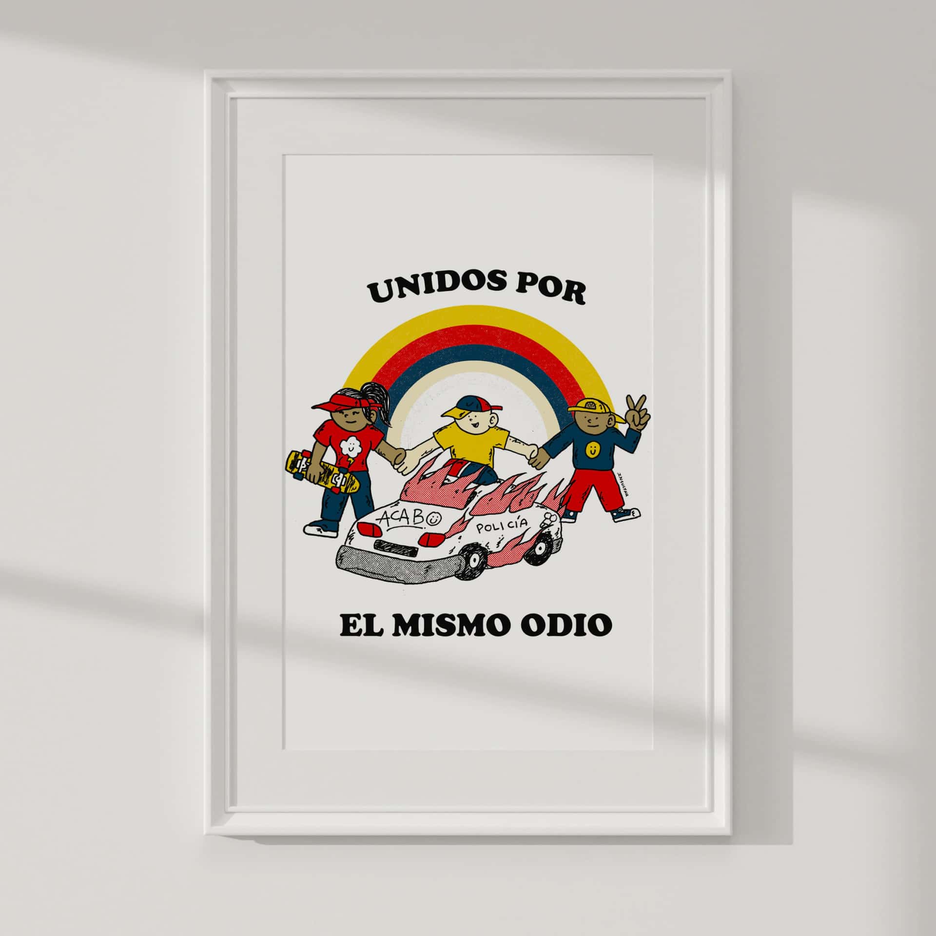 Unidos por el mismo odio Print (Papel 75g)