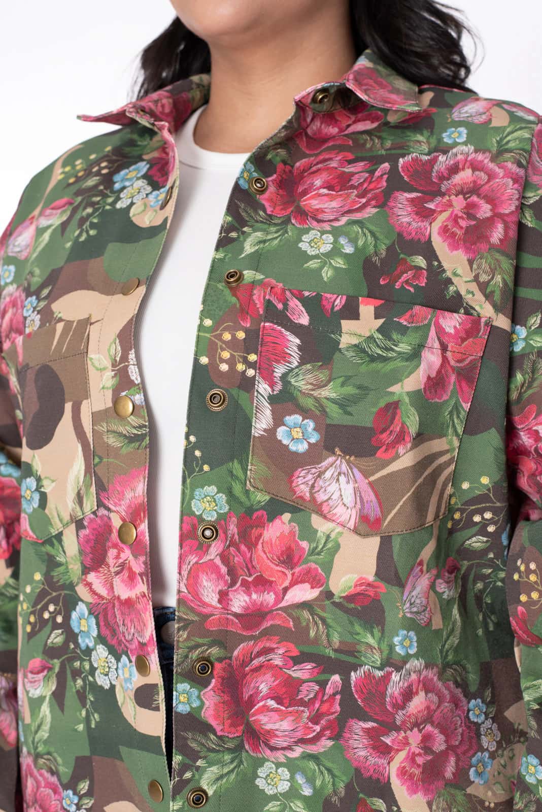 Chaqueta Flores Estampada - miniatura 5