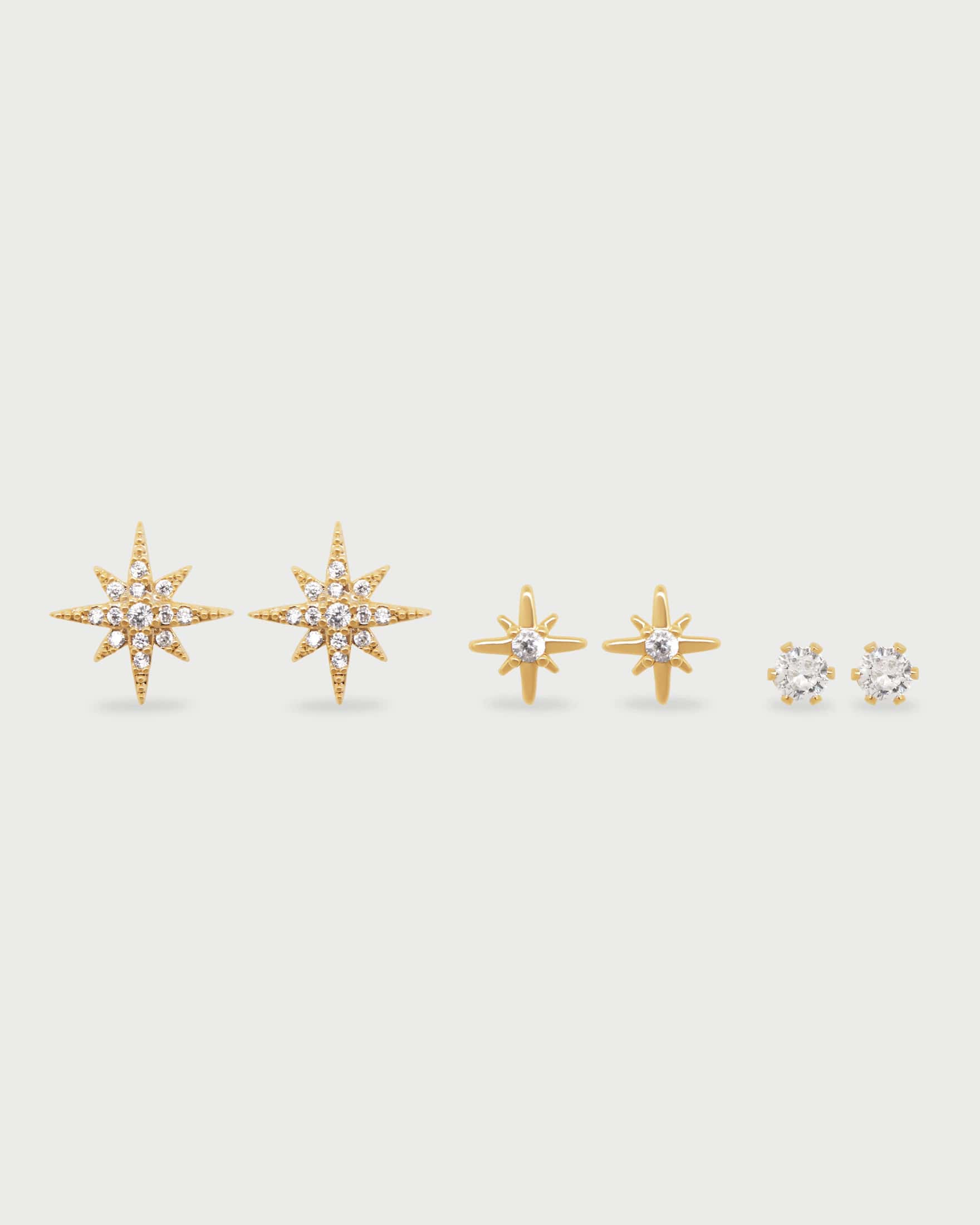 Set X3 Aretes Estrellas