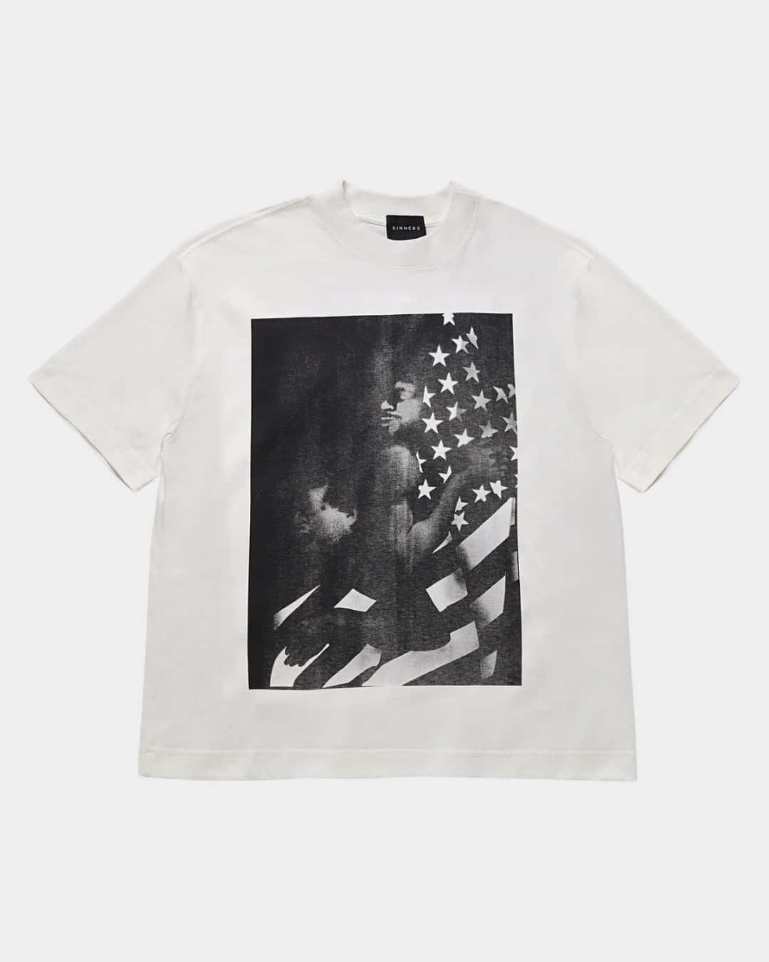 I <3 AMERICA CREME T-SHIRT - miniatura 1