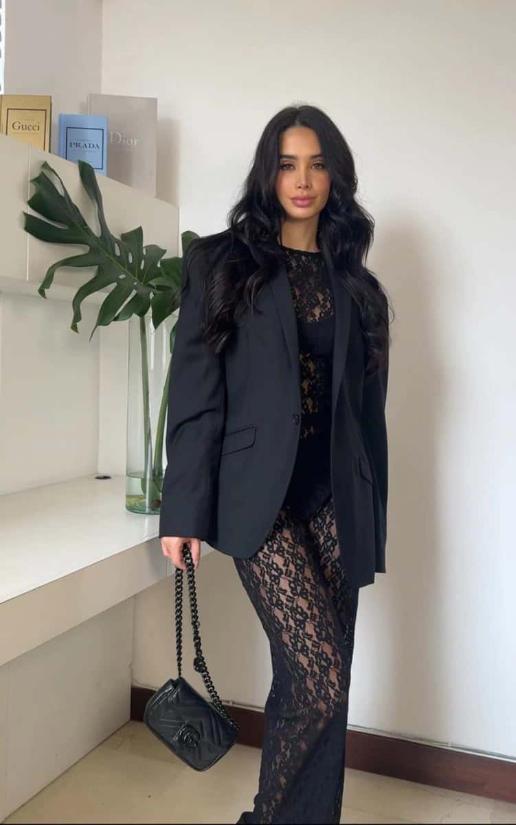 Set en Encaje Lace - Negro