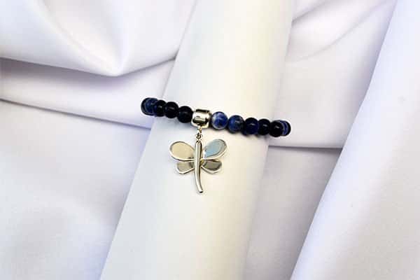 Pulsera Sodalita dije libélula M