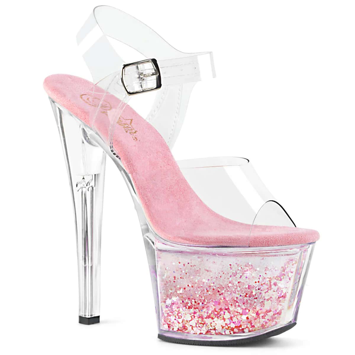 Zapatos sandalias bajo pedido Tacones Plataforma Poledance Pleaser SKY308WHG