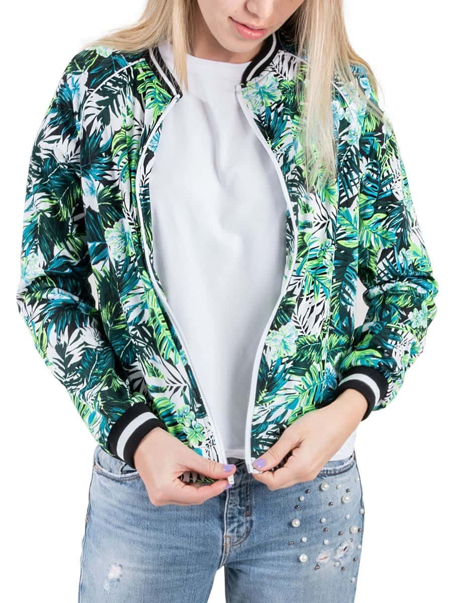 Chaqueta Deportiva Verde Neón