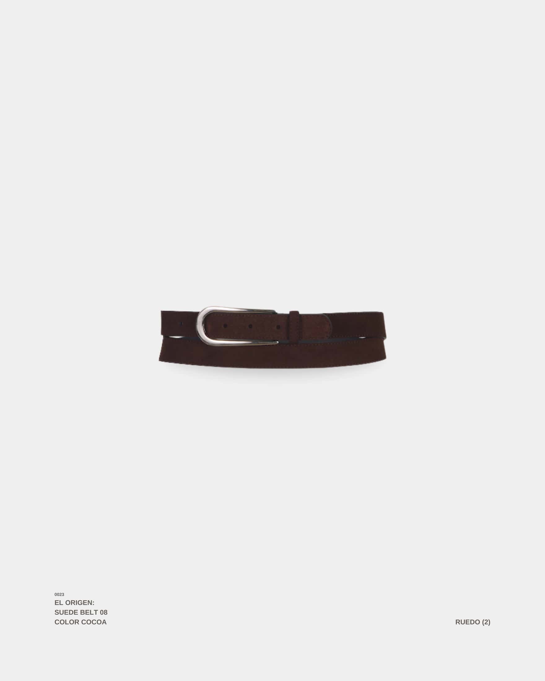 "EL ORIGEN" BELT COCOA X ANTHIAS