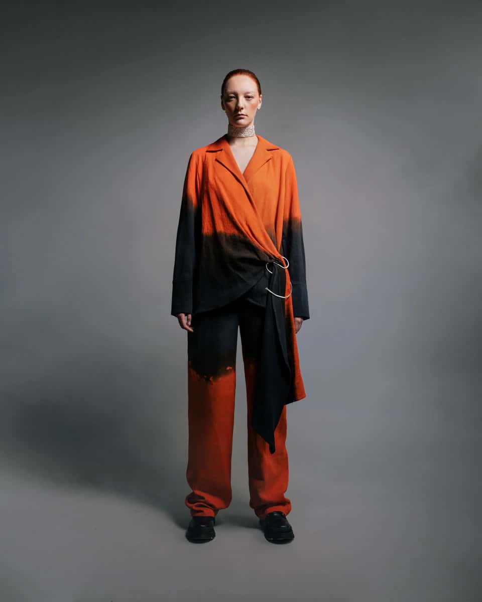 ASYMMETRICAL GRADIENT SHIRT - miniatura 2