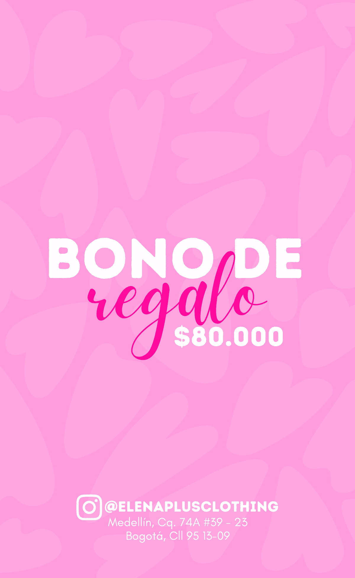 Bono Regalo $80.000