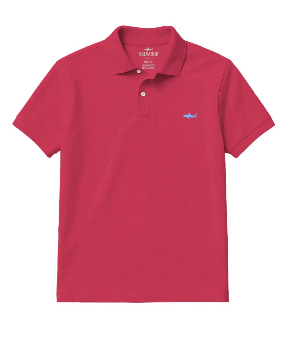 CAMISETA POLO FUCSIA