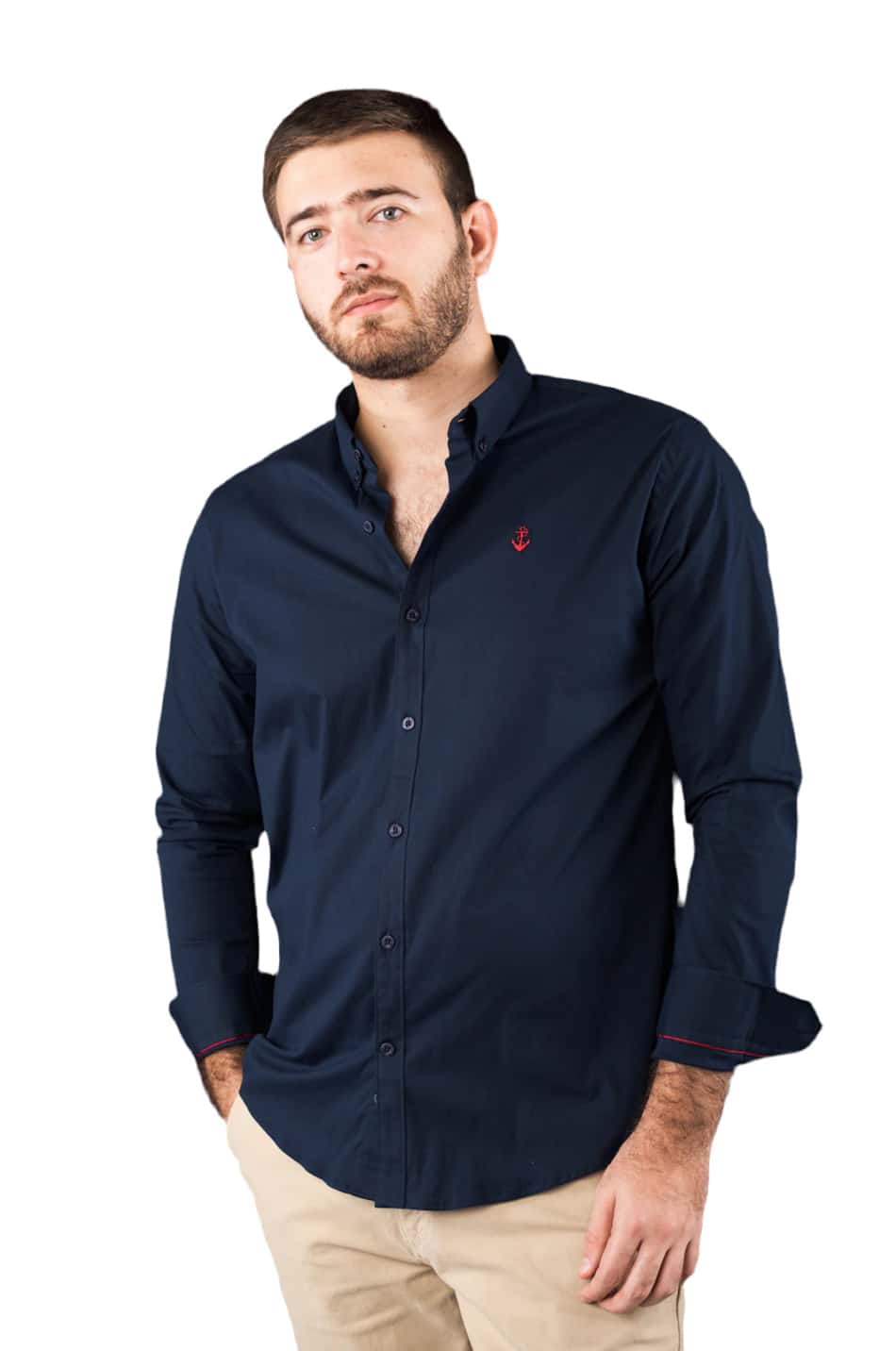 Camisa Navy A Roja
