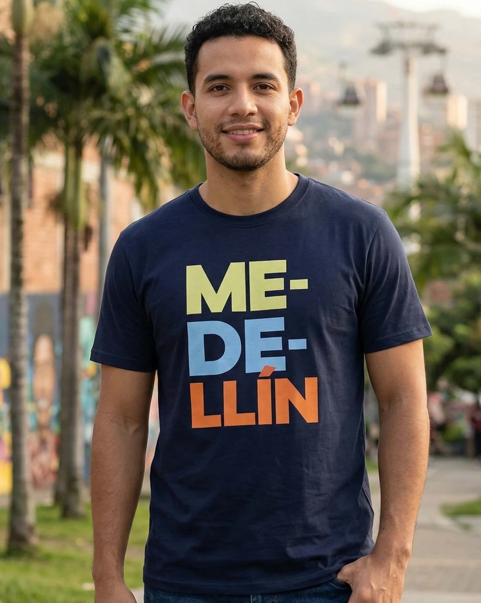 Camiseta Medellín Azul