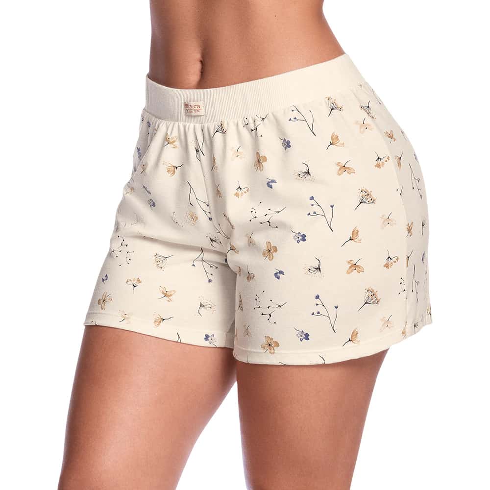 SHORT DE PIJAMA EN ALGODÓN