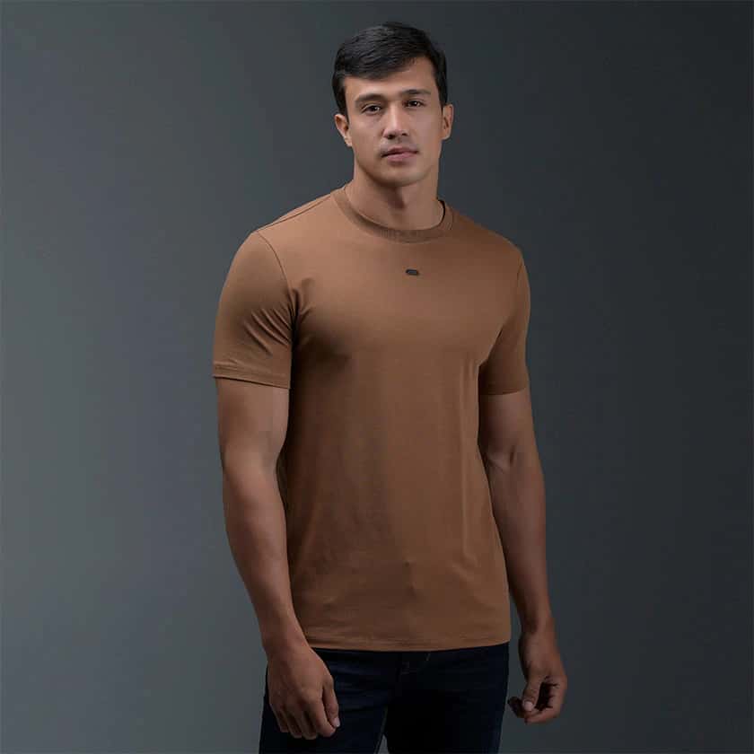 Camiseta Caqui Básica