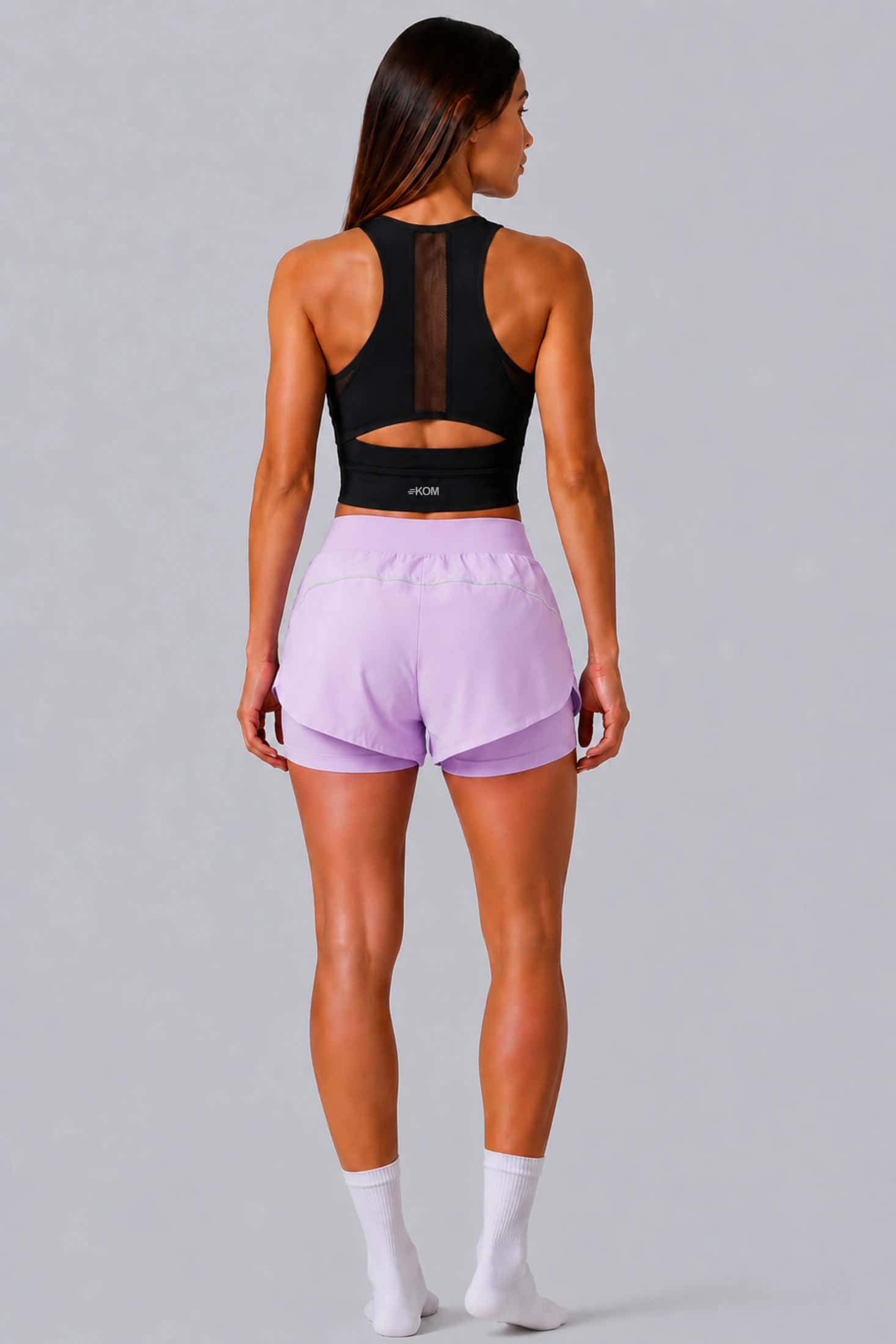 Short Running Deportivo Mujer Línea Giro PLUS con Boxer Interno y Bolsillos - miniatura 10